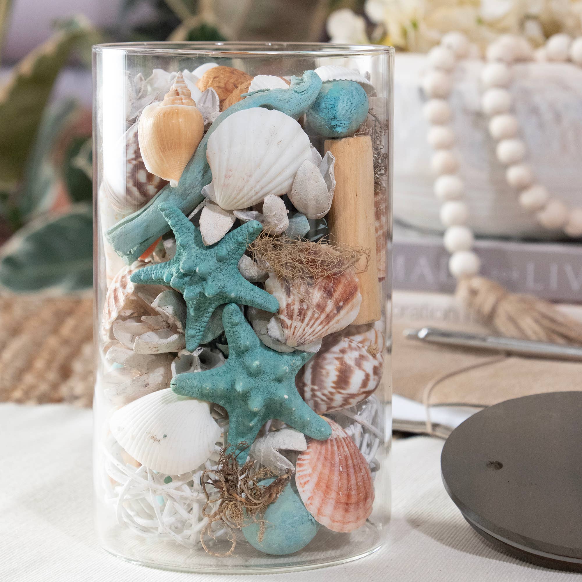 Ocean Plumes Potpourri Jar | Handcrafted