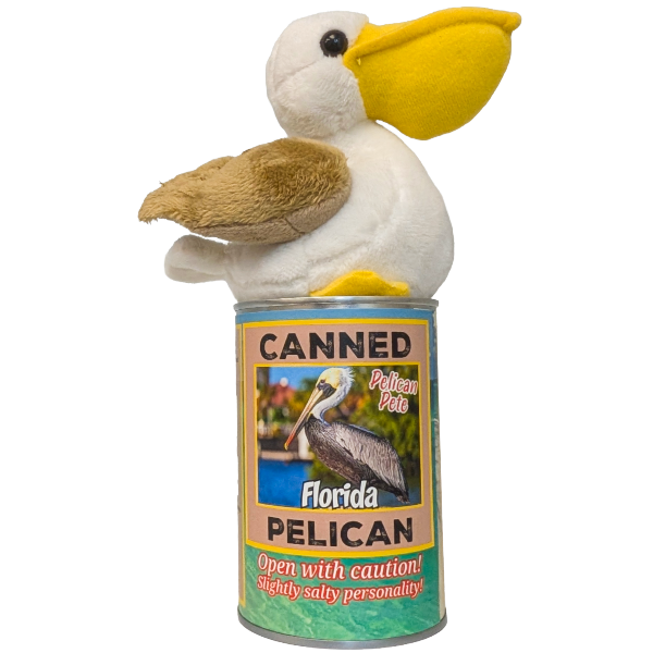 Florida Edition - Pelican Pete the Canned Pelican - Plush