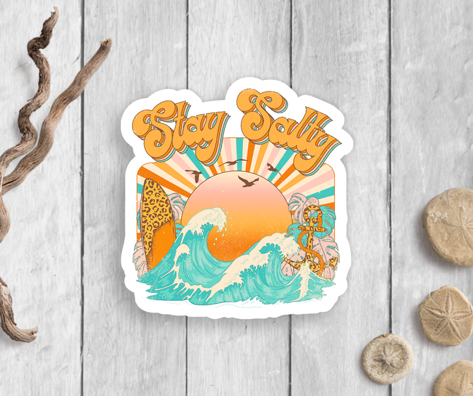 Stay Salty Vinyl Sticker