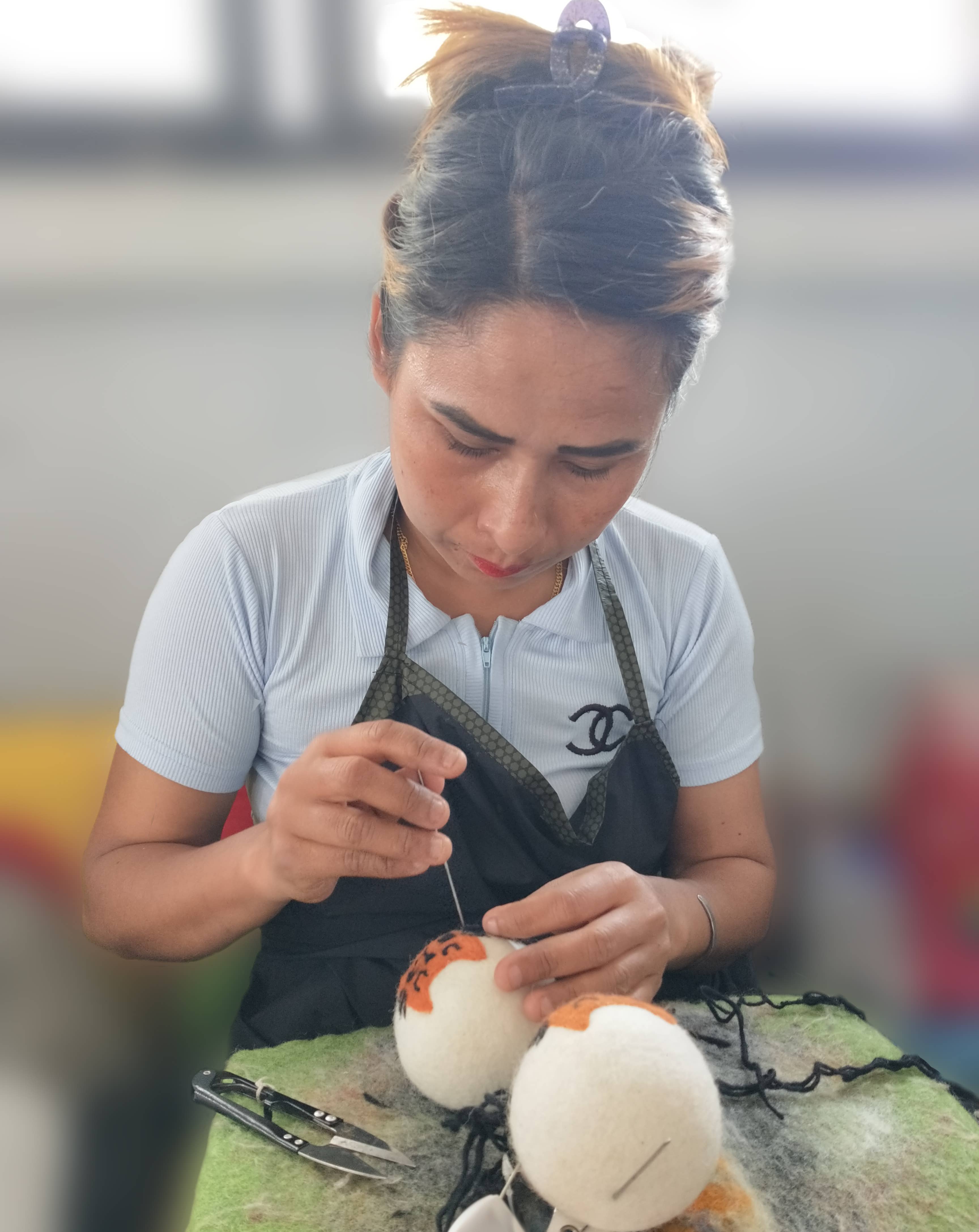 Wool Dryer Balls - Colorful Love