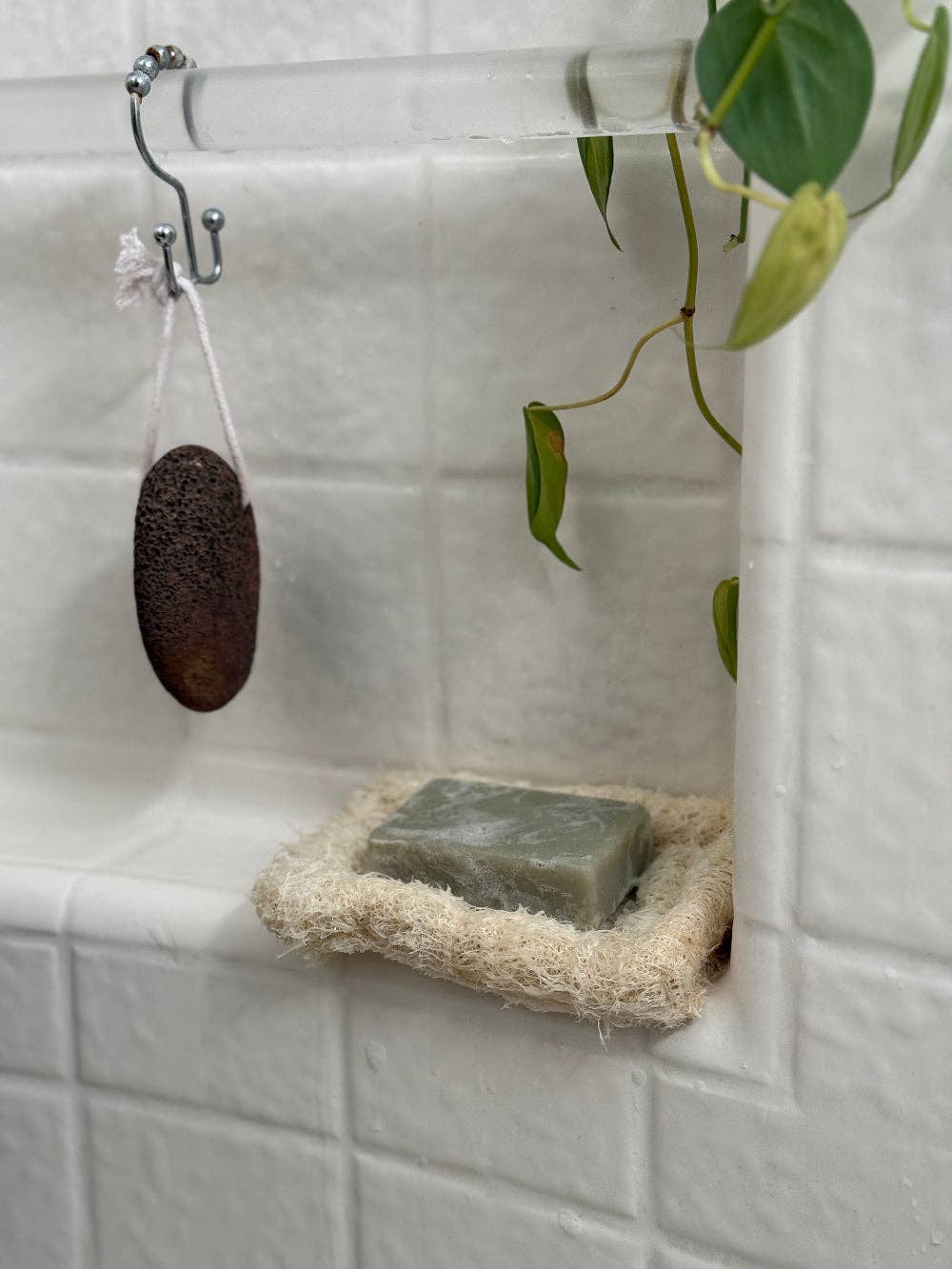 Natural Loofah Soap Dish