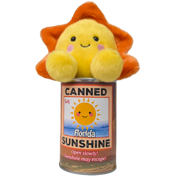 Florida Edition - Ray the Canned Sunshine - Sun Plush
