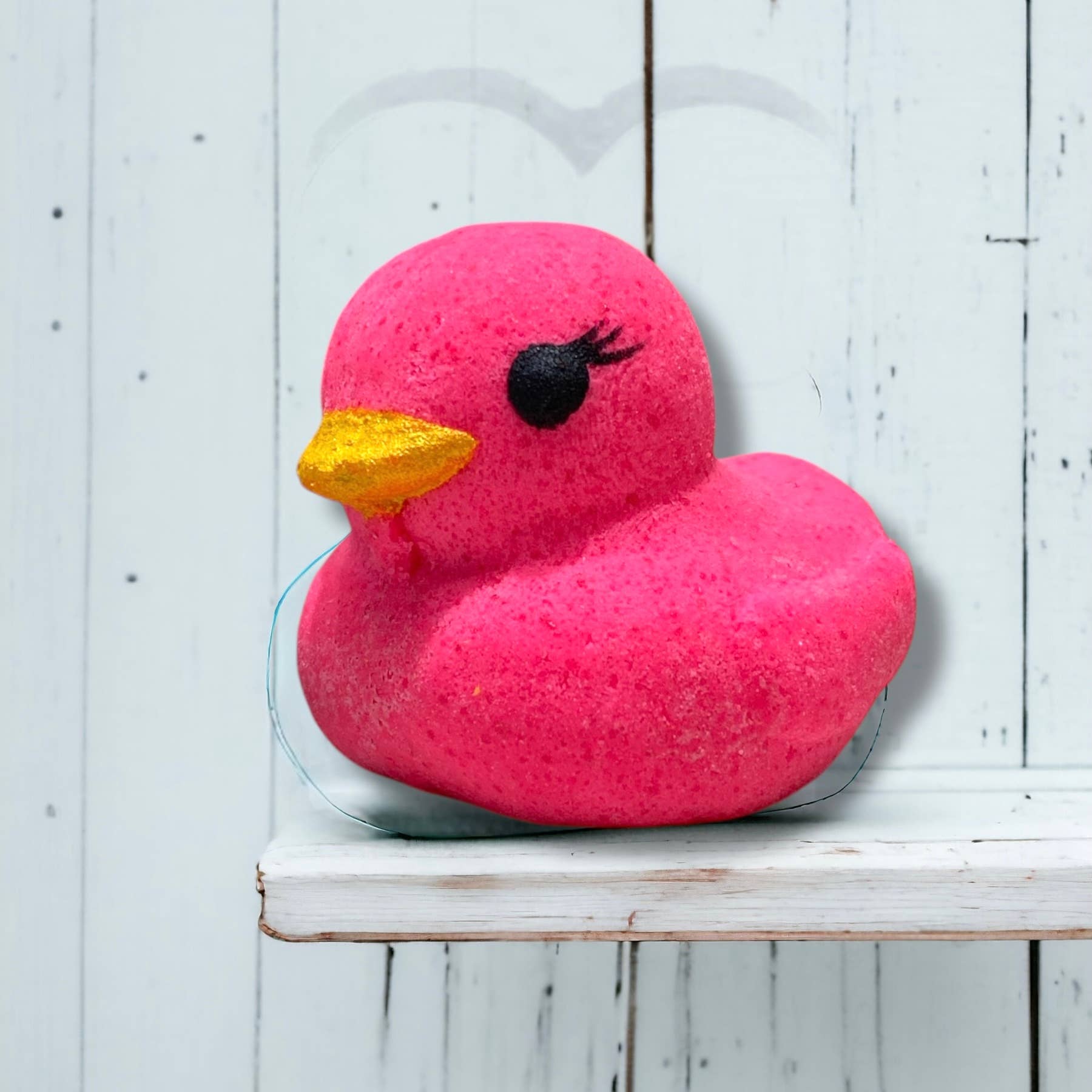 Hand-Painted Duckie Bath Bomb - Pink