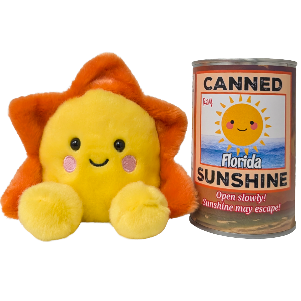 Florida Edition - Ray the Canned Sunshine - Sun Plush