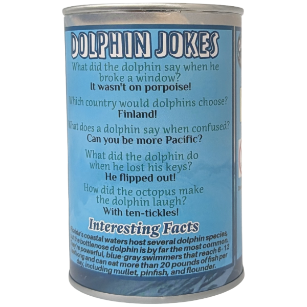 Florida Edition - Misty the Canned Dolphin - Dolphin Plush