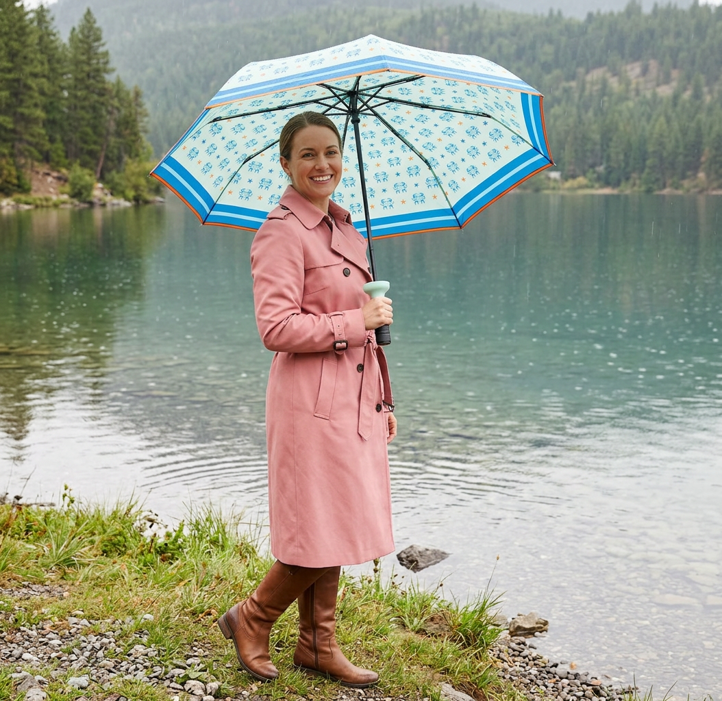 Crab Cake Bottle Umbrella