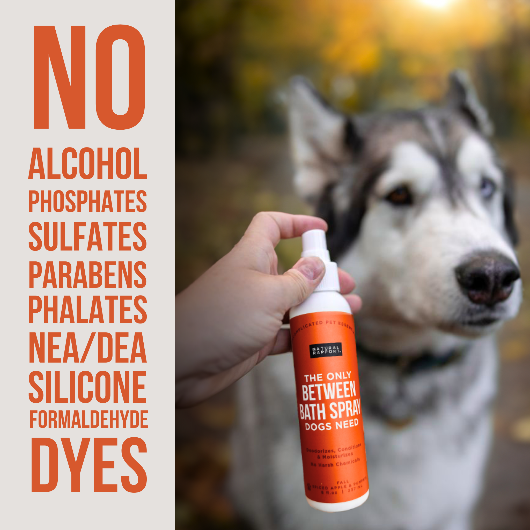 The Only Between Bath Spray Dogs Need - Various Scents