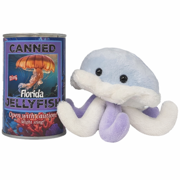 Florida Edition Canned Jellyfish | Jellyfish Plush in a Can