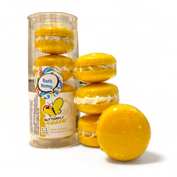 Bath Cookies - Butterfly Kisses - Yellow