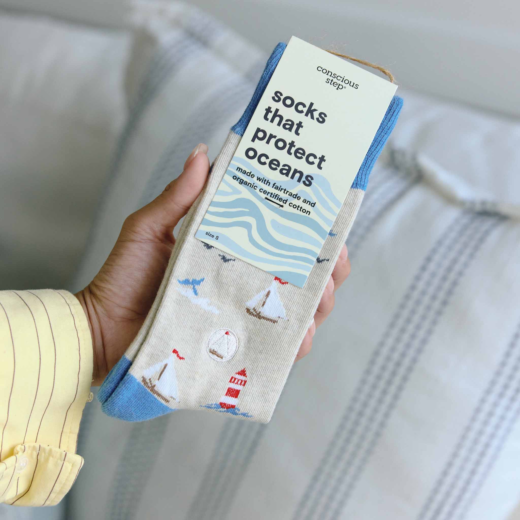 Socks that Protect Oceans | Smooth Sailing - Coastal Gifts
