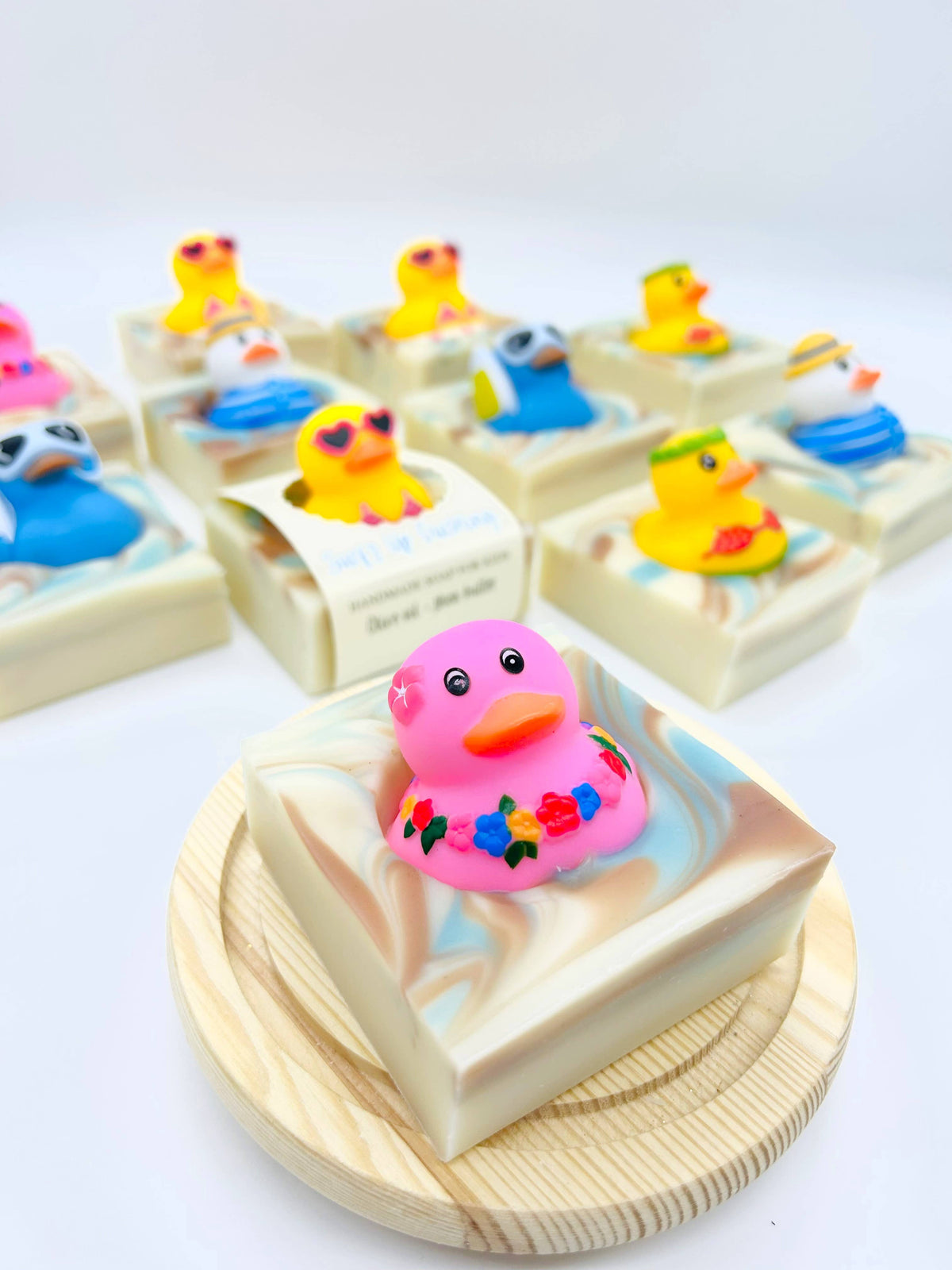 All-Natural Handmade Soap Bar for Kids with Toy