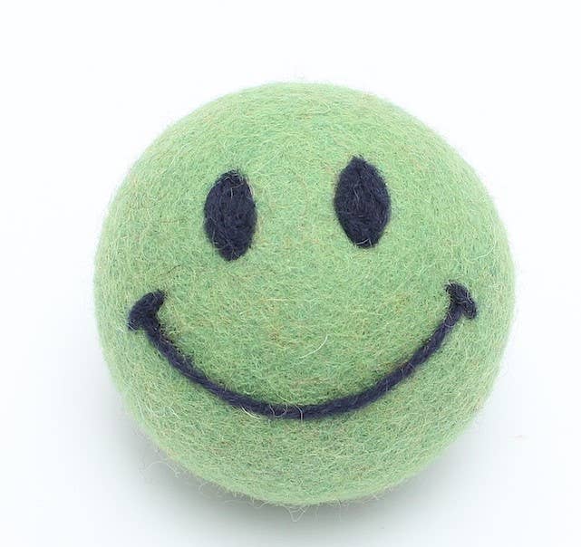 Wool Dryer Balls - Smiley Face