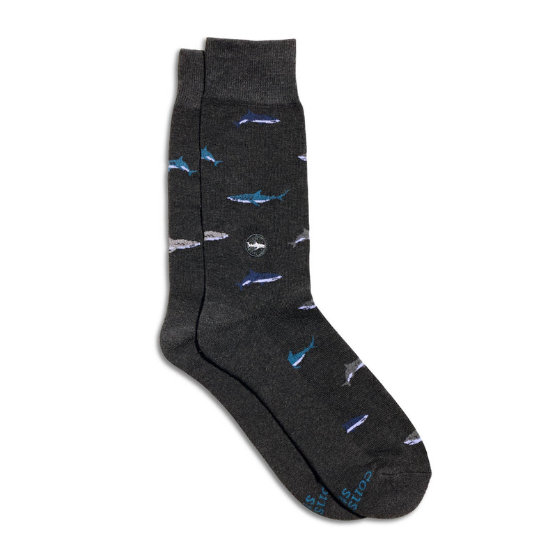 Socks that Protect Sharks | Gray Sharks - Ocean Gifts