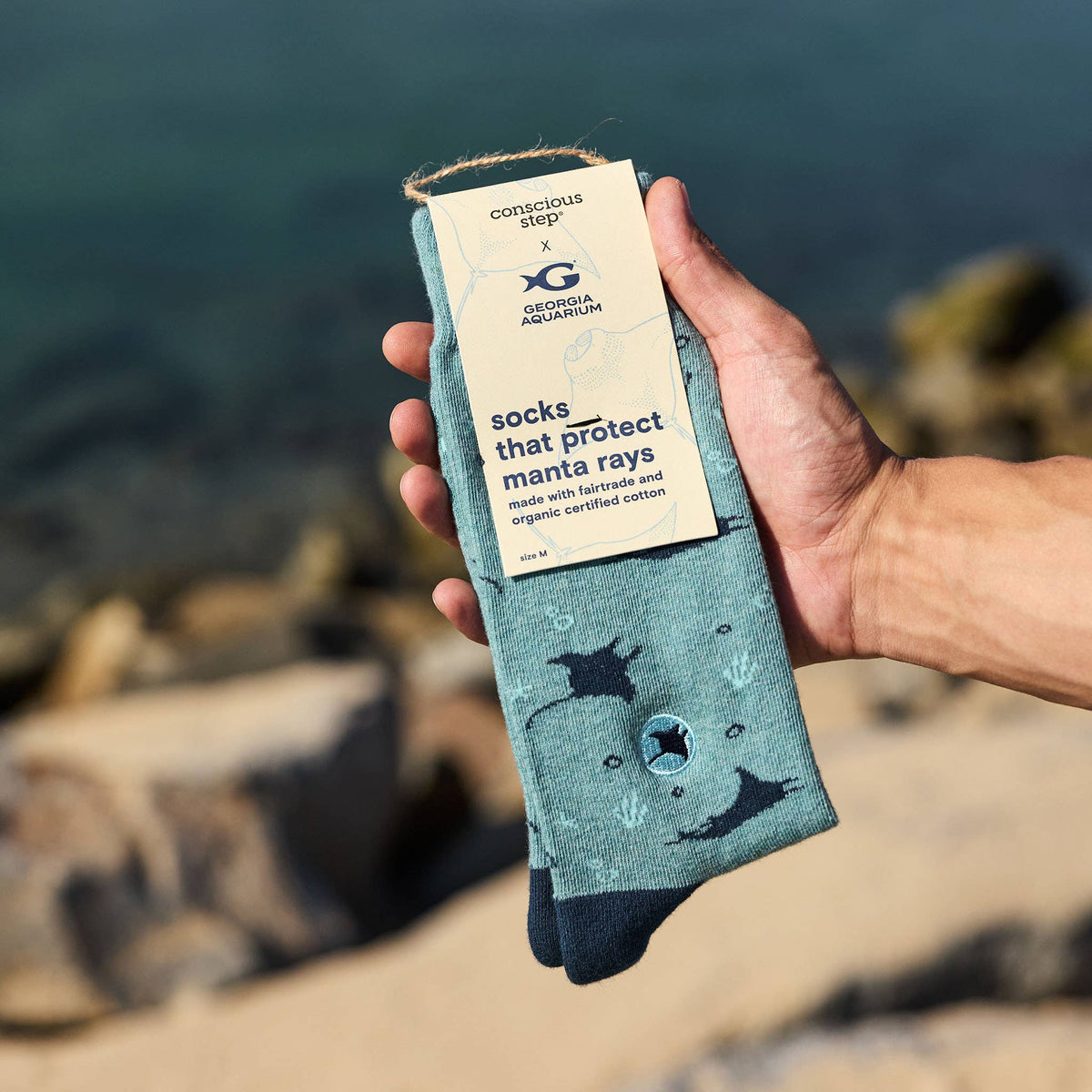 Socks that Protect Manta Rays | Ocean Gifts