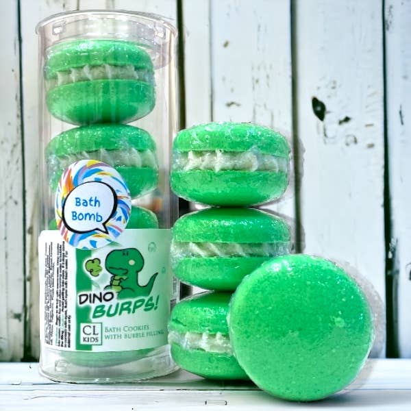 Bath Cookies - Dino Burps - Green