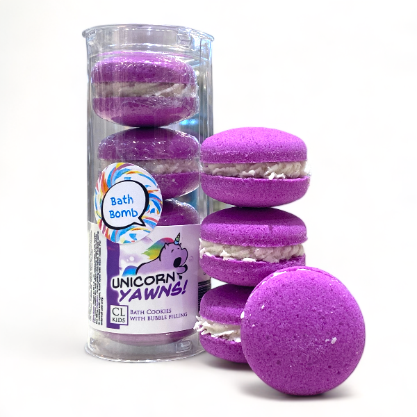 Bath Cookies - Unicorn Yawns - Purple