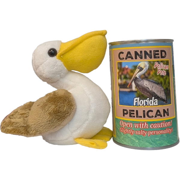 Florida Edition - Pelican Pete the Canned Pelican - Plush