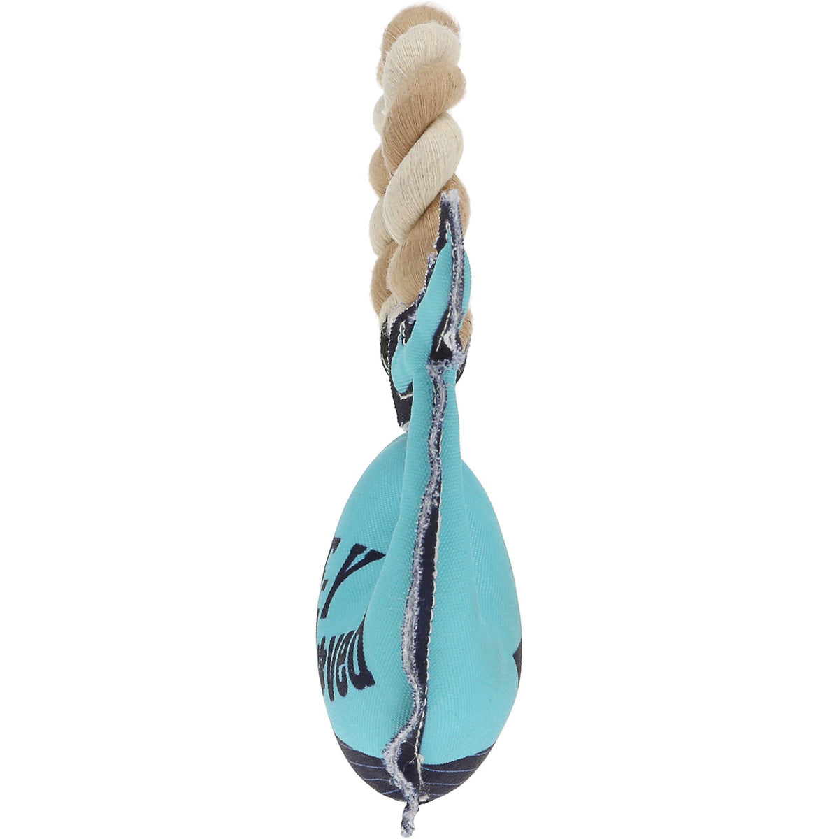 Whale-y Loved - 8" Canvas Dog Toy on Rope