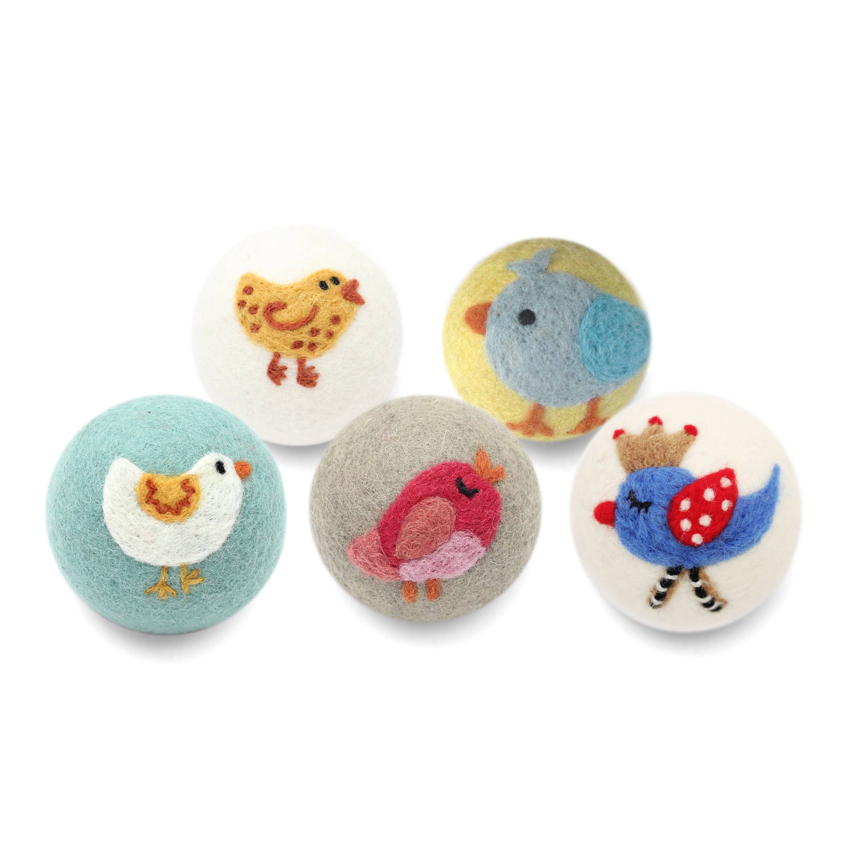 Wool Dryer Balls - Blue Bird