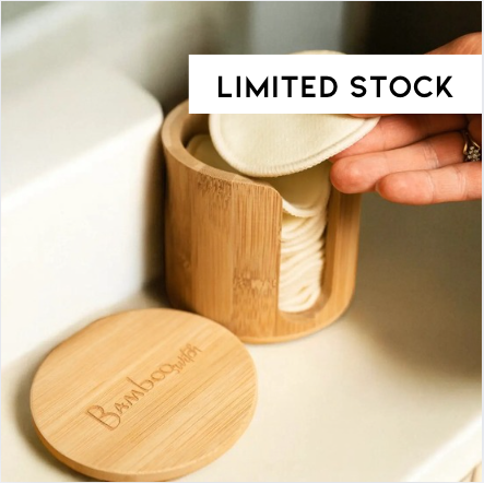 Bamboo Facial Rounds Holder | Christmas Gift Bestseller