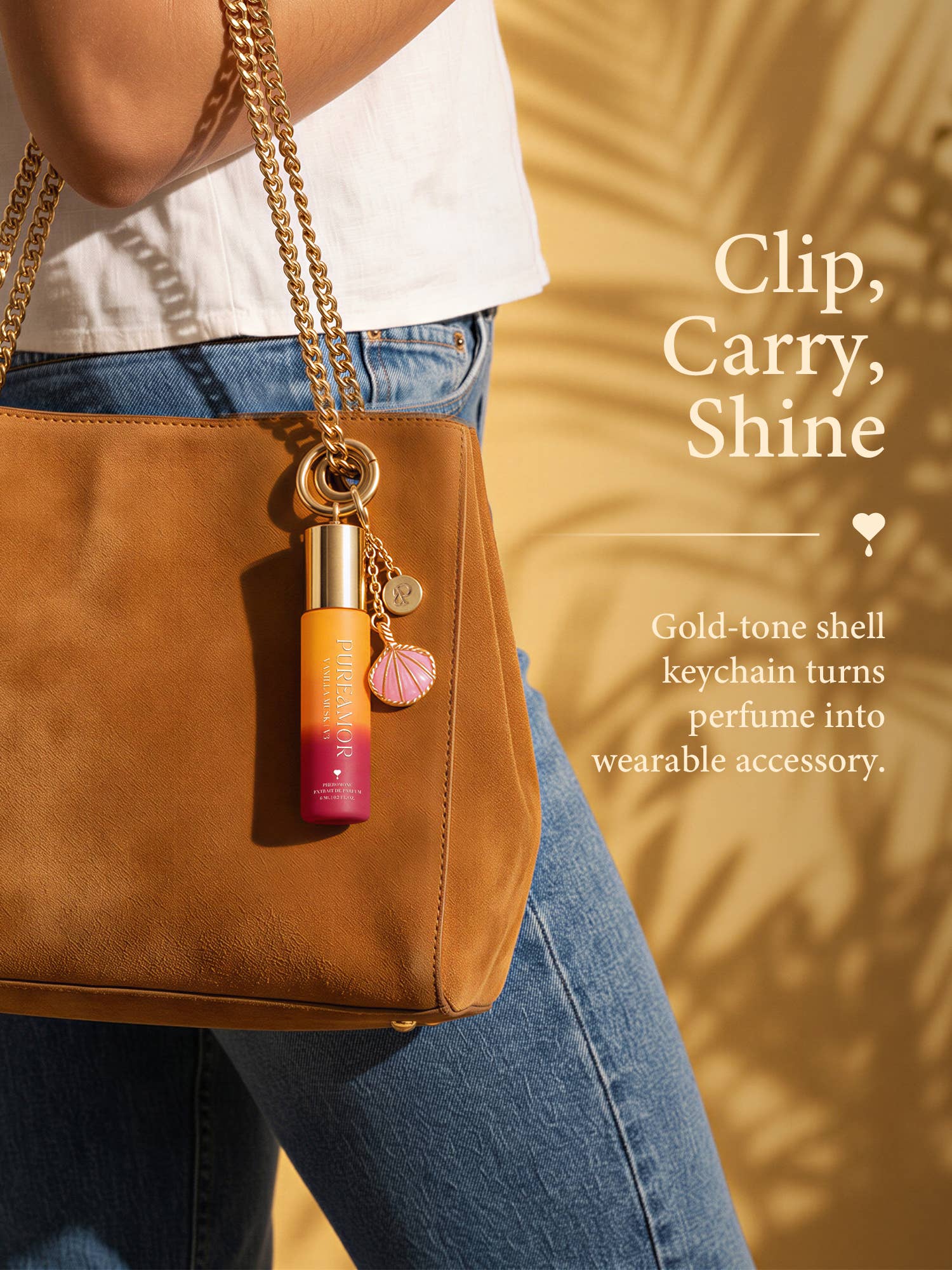 Vanilla Musk | Roll-on Pheromone Keychain Perfume Oil - 6ml