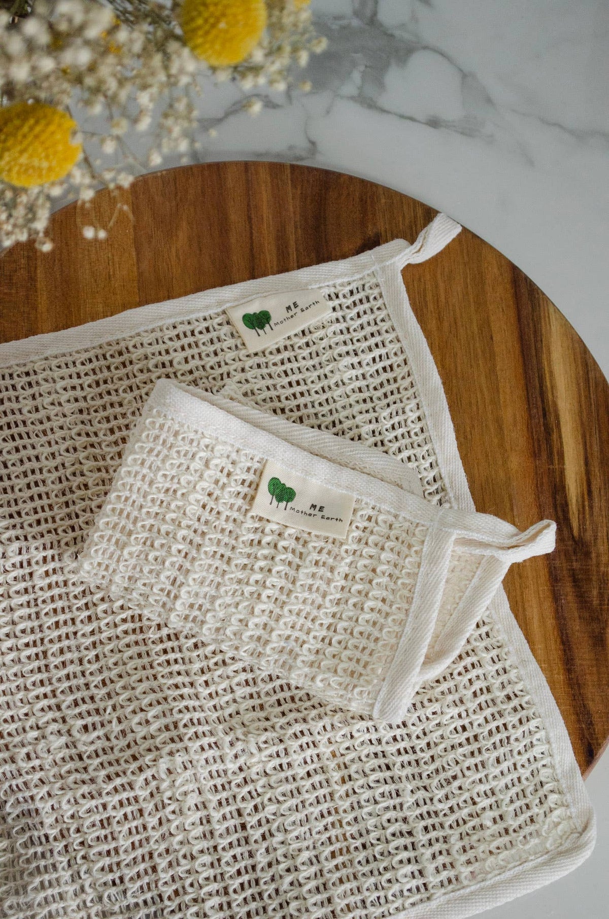 Natural Agave Washcloth 2-Pack