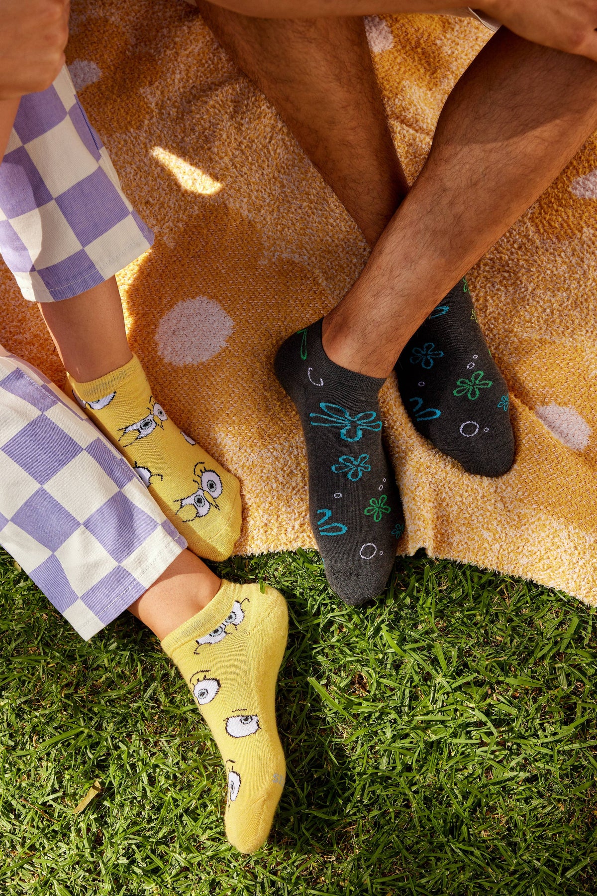 SpongeBob Ankle Socks that Protect Oceans | Nostalgic Gifts