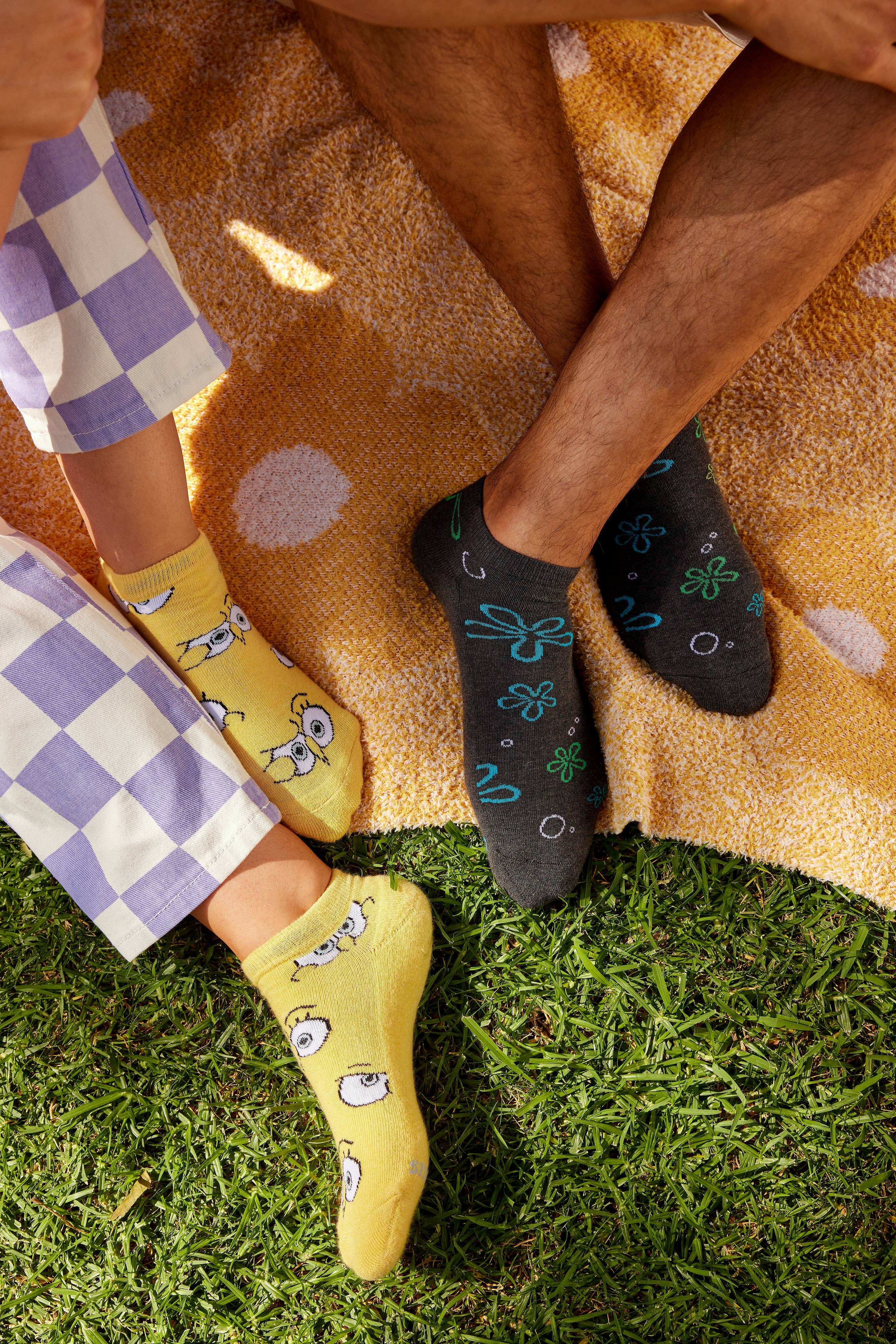 SpongeBob Ankle Socks that Protect Oceans | Nostalgic Gifts