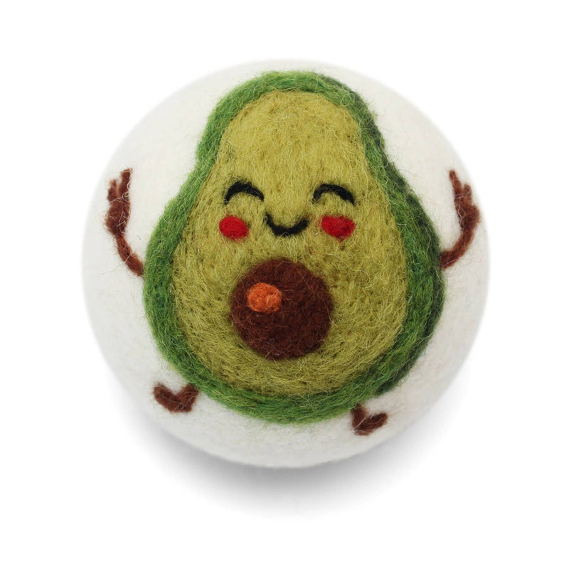 Avocado • Cactus • Hedgehog Eco Wool Dryer Balls