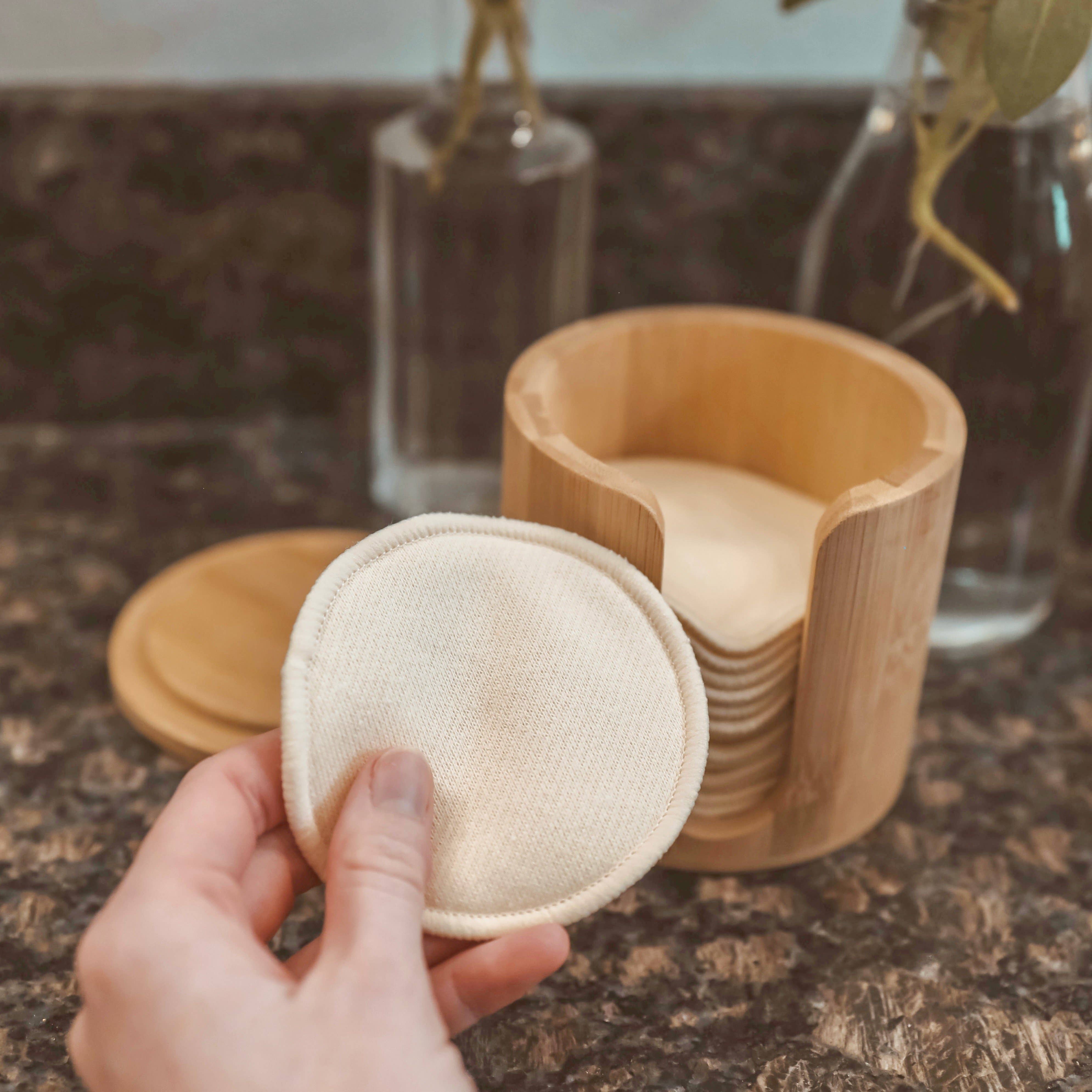 Set of 20 - Reusable Hemp Facial Rounds | Gift