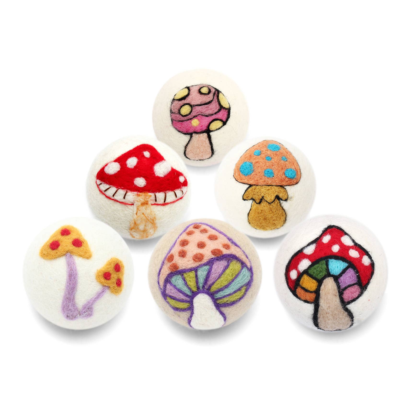 Wool Dryer Ball - Mushroom