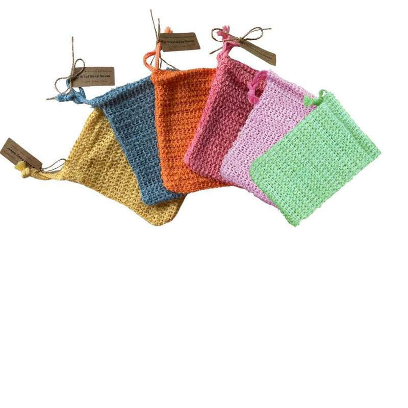 Loofa - Foaming Net | Sisal Soap Saver Bag Multiple Colors