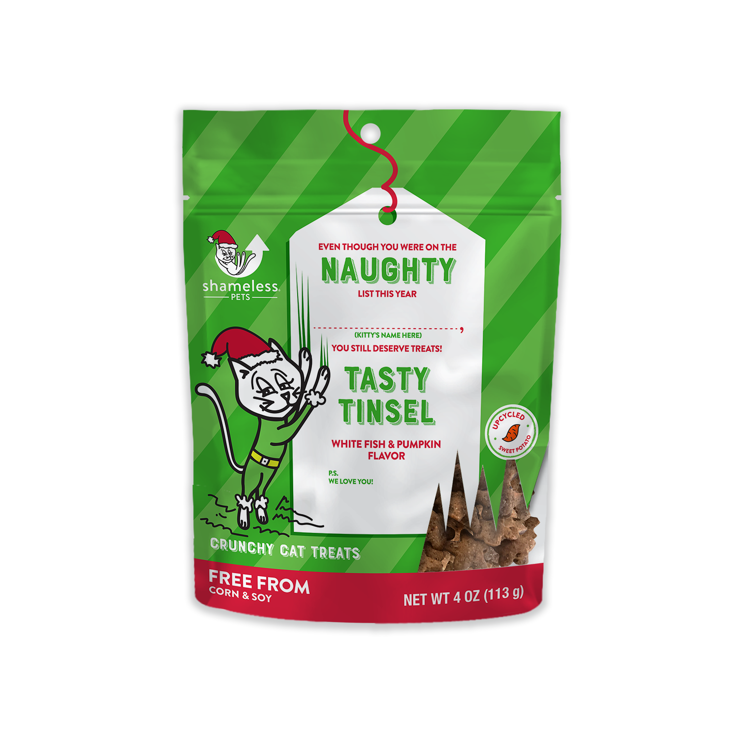 Holiday - Naughty List: Tasty Tinsel Crunchy Cat Treats