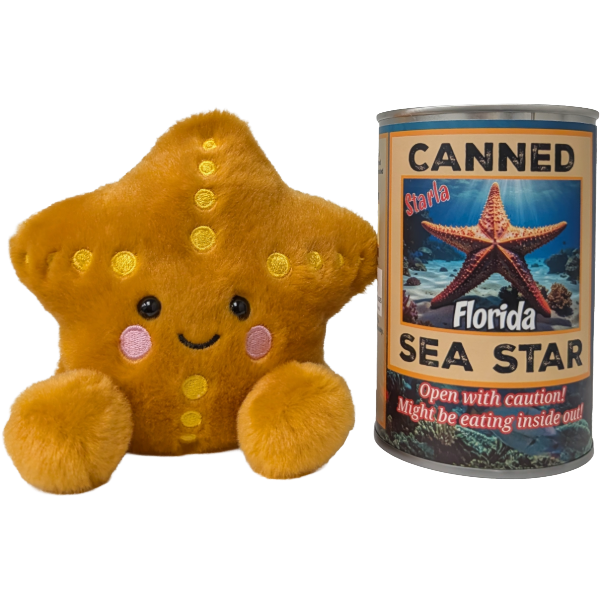 Florida Edition - Starla the Canned Sea Star -Starfish Plush