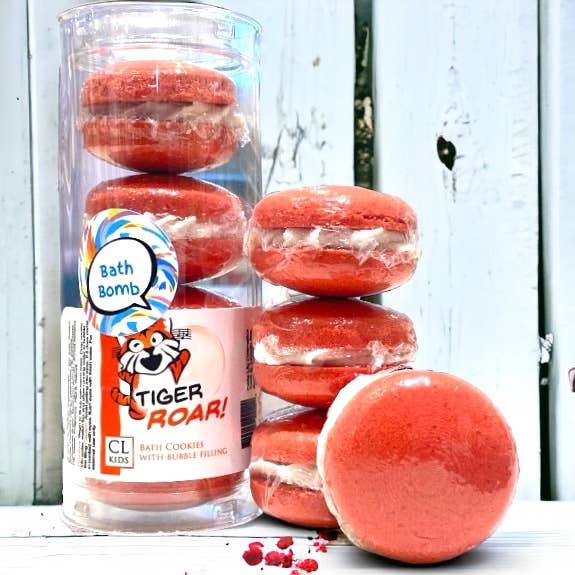 Bath Cookies - Tiger Roar Orange