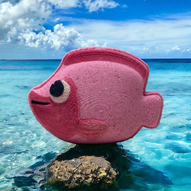 Under the sea Fish Bath Bomb - Pink