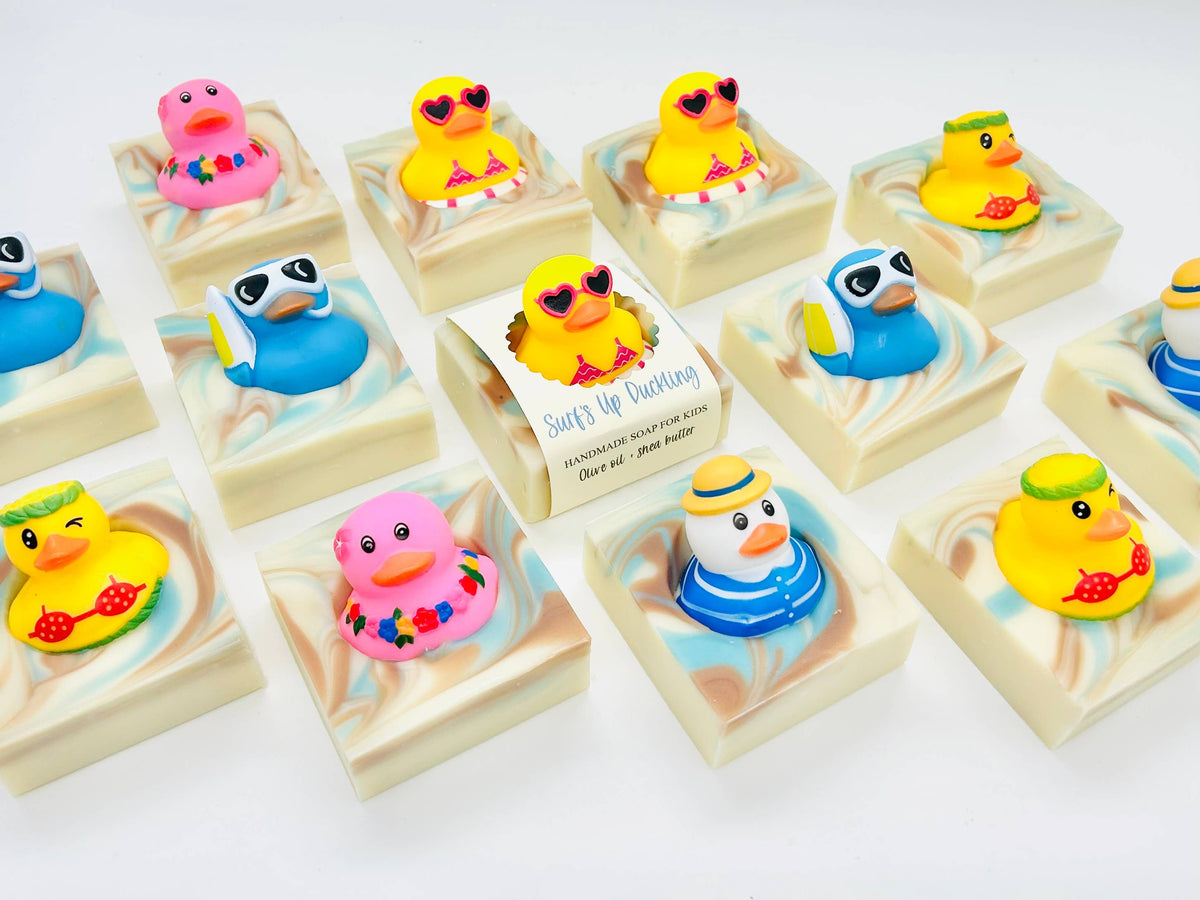 All-Natural Handmade Soap Bar for Kids with Toy