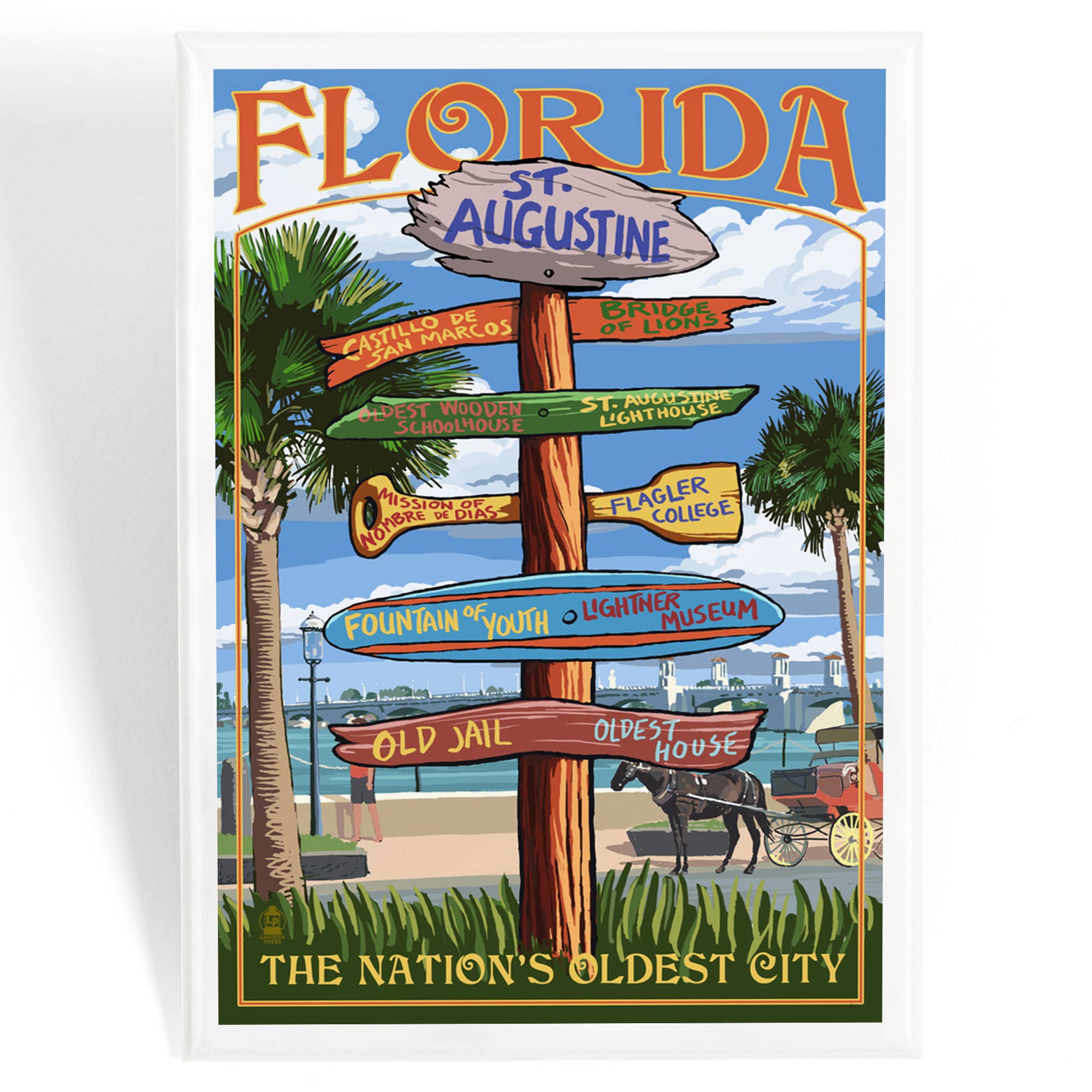 MAGNET St. Augustine, Florida, Destinations Sign