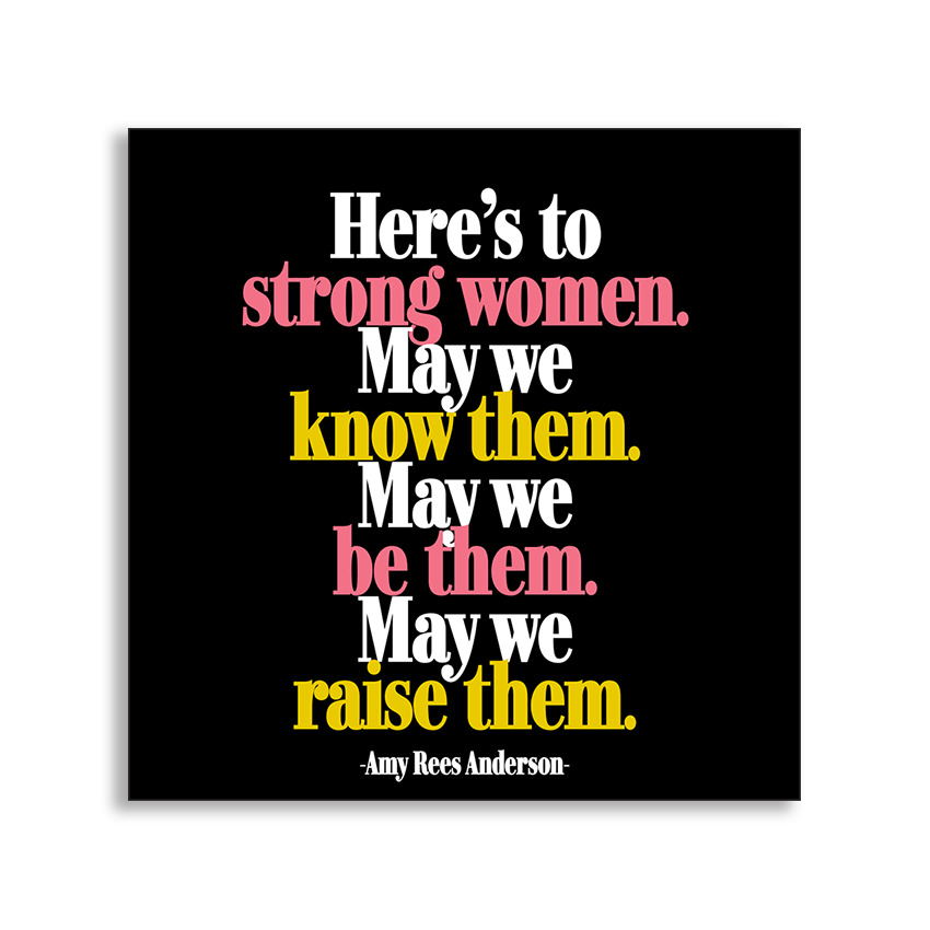Magnet "Strong Women", 3.5 in. Square
