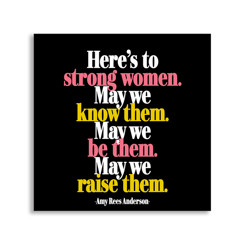 Magnet "Strong Women", 3.5 in. Square