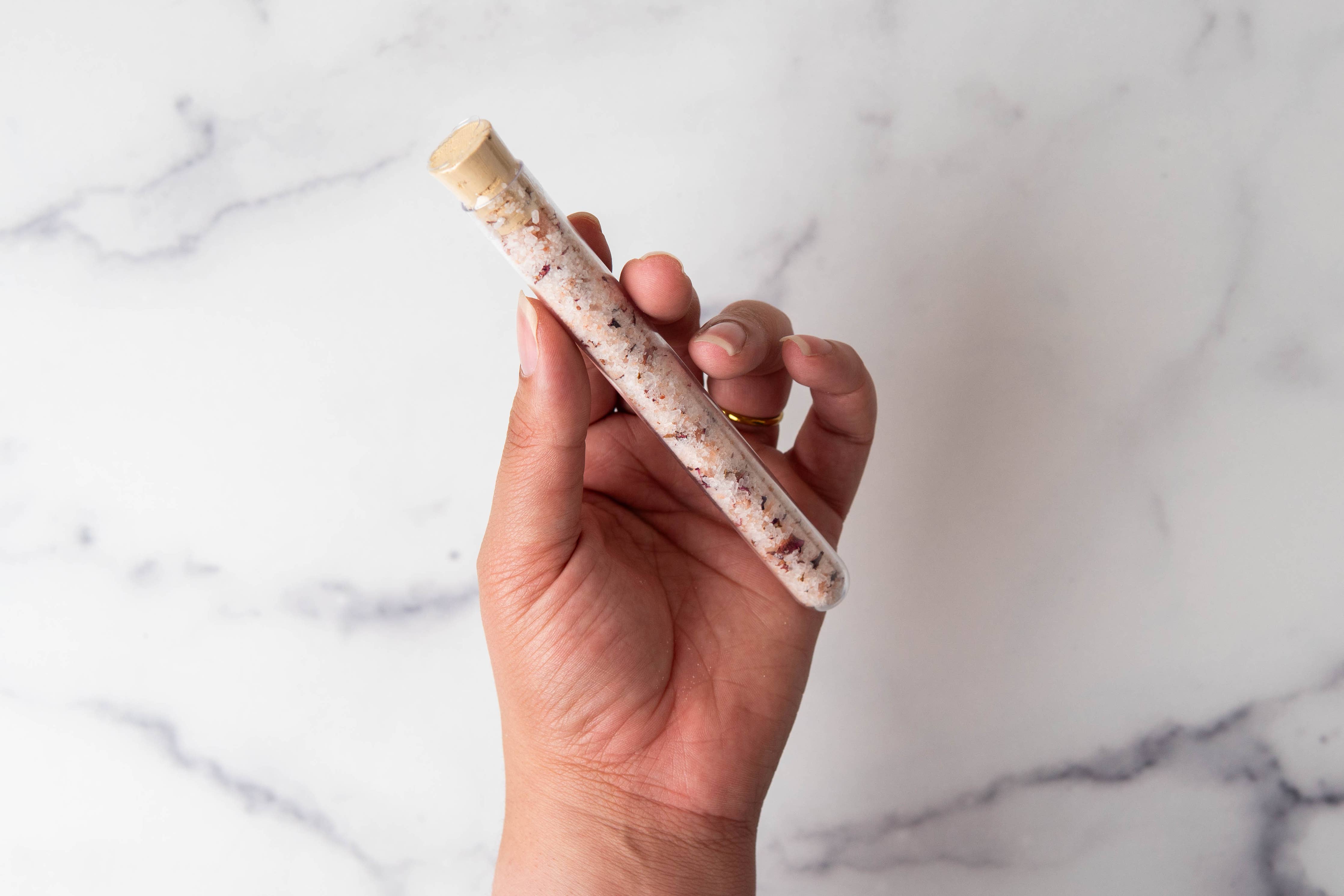 Bath Salt Test Tube Favors