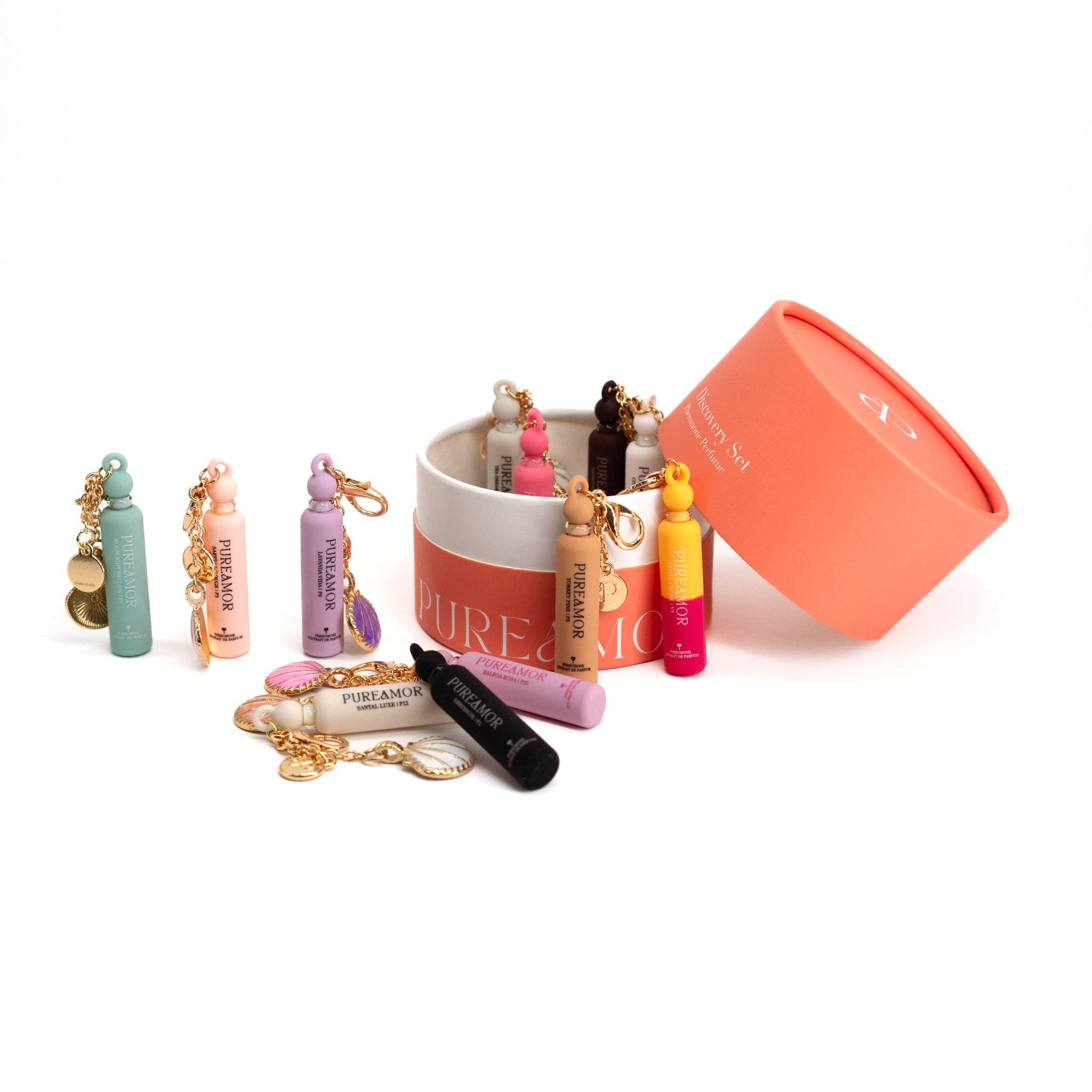 13-Scent Mini Perfume Oil Keychain Set | Amazing Gift Set for any Occasion