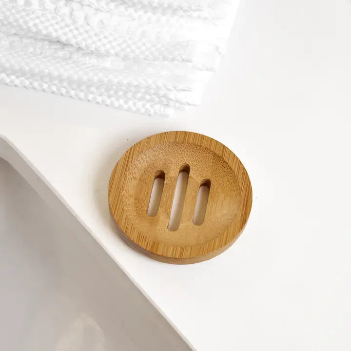 Bamboo Circle Lift Shower Steamer Soap Lift | Earth Friendly