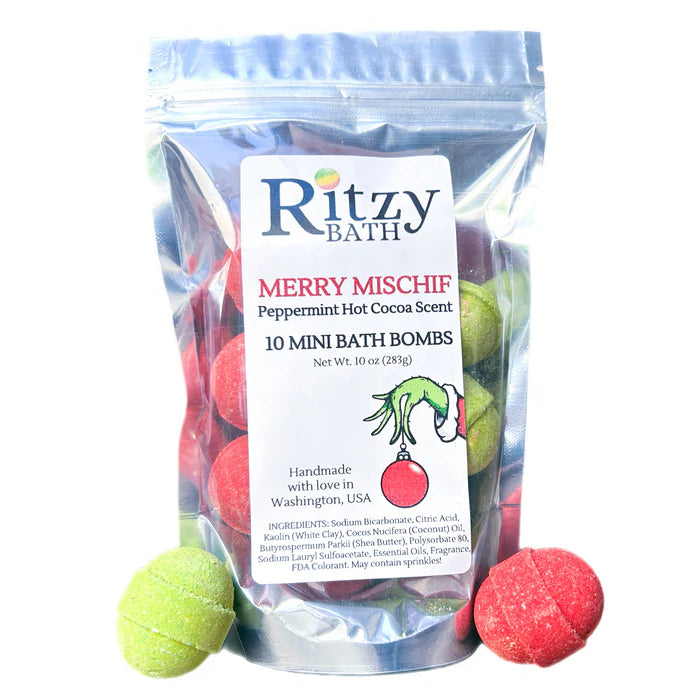 Mini Bath Bombs - Pack of 10