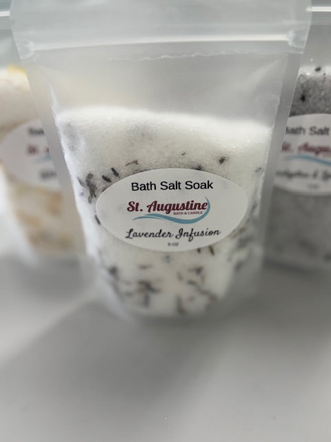 Artisanal Luxury Bath Salt Soak Pouches