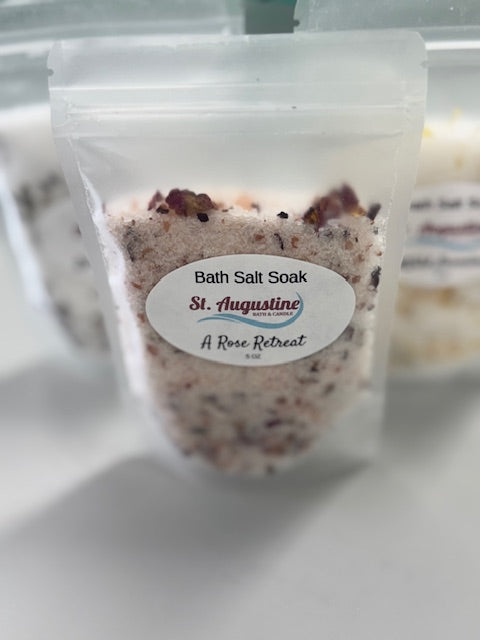 Artisanal Luxury Bath Salt Soak Pouches