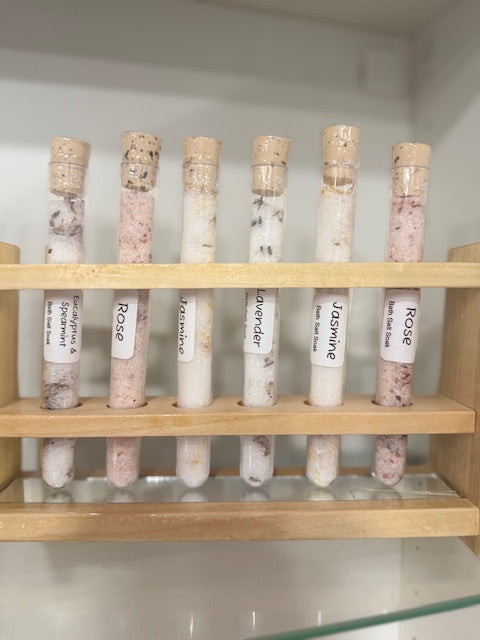 Bath Salt Test Tube Favors