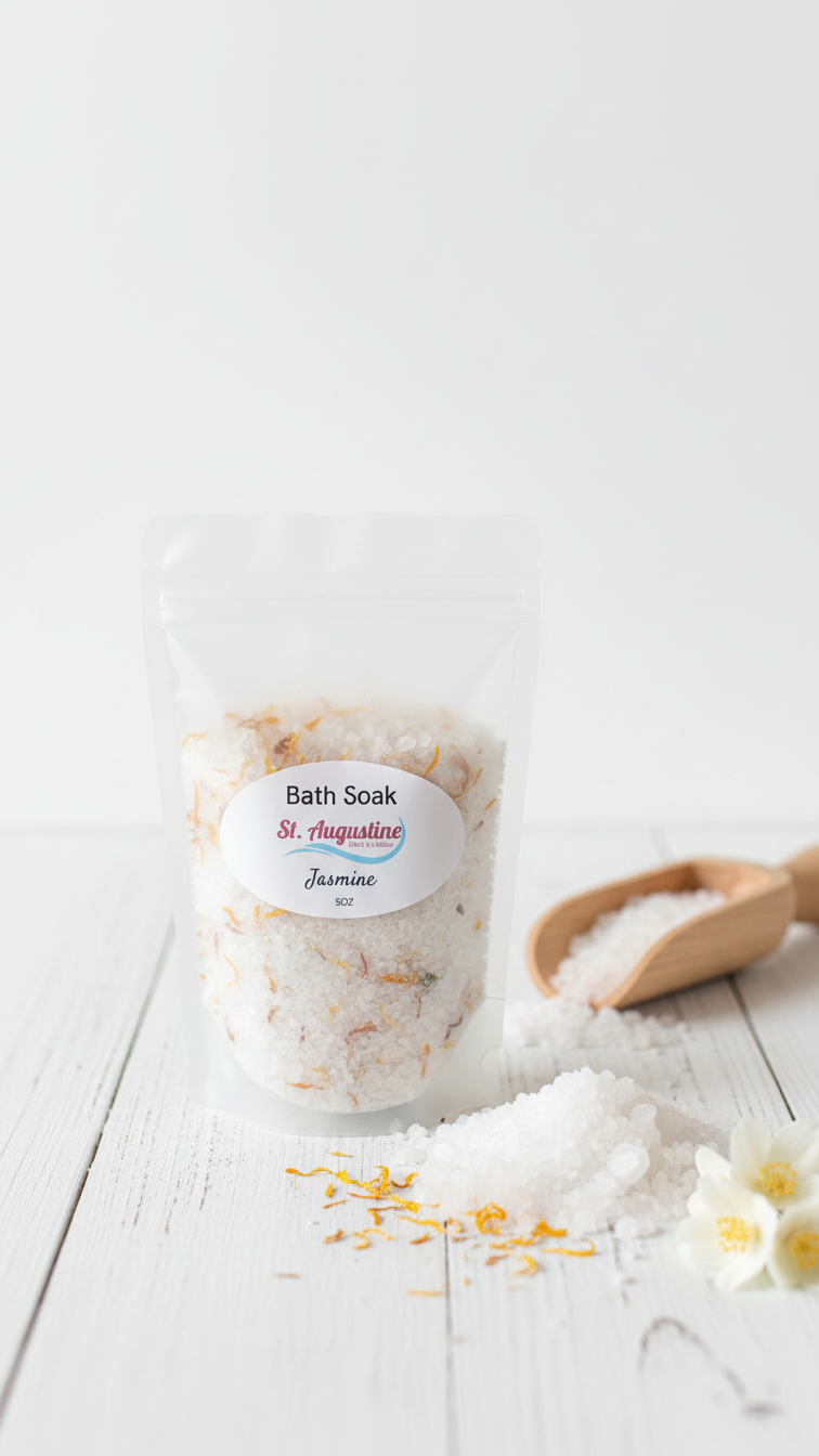 Artisanal Luxury Bath Salt Soak Pouches