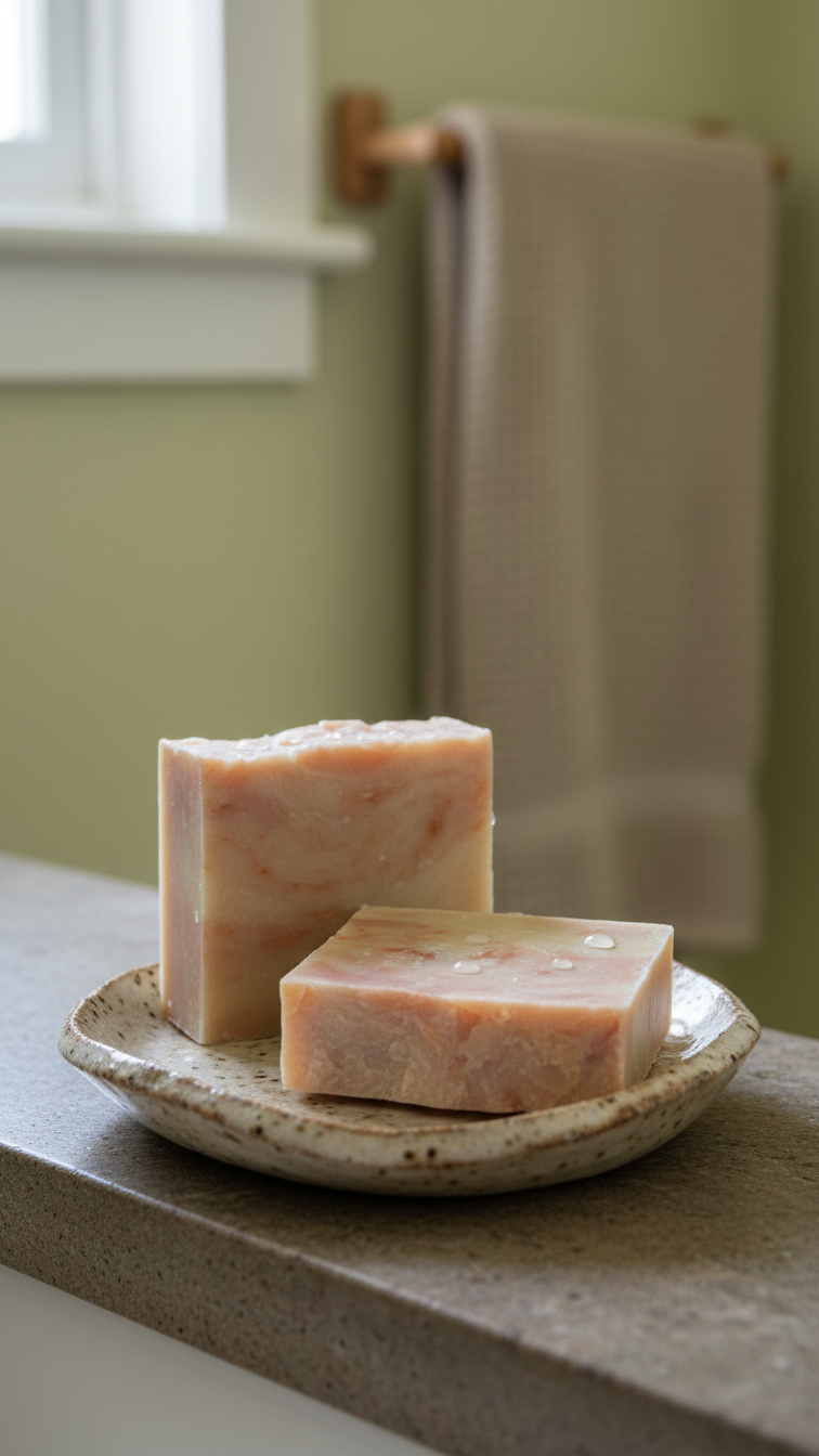 Cherry Almond Aloe Hair, Beard and Body Bar [Shampoo]
