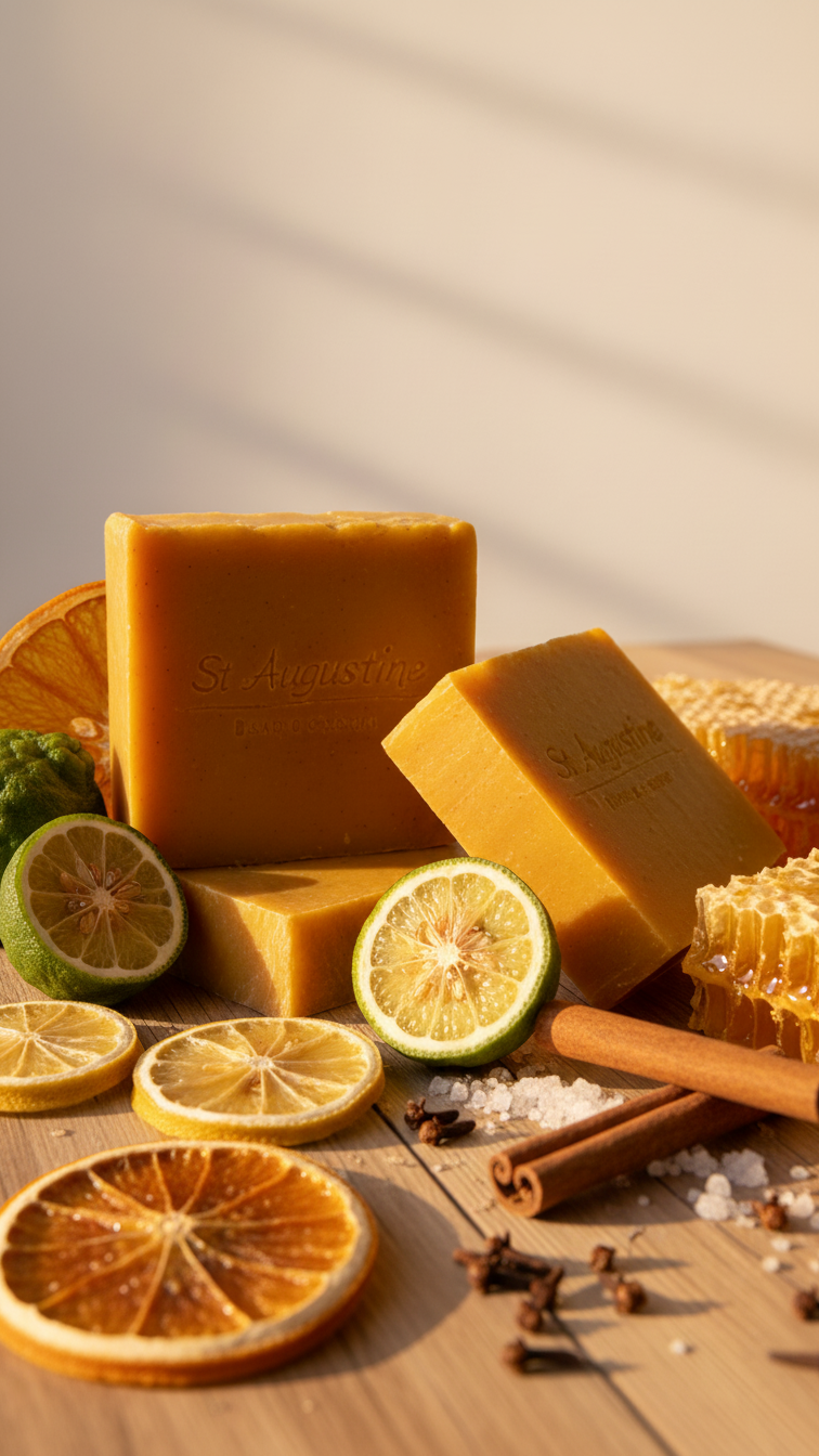 Citrus Spice Handcrafted Soap Bar [All Natural Fragrance Essential Oil Blend]